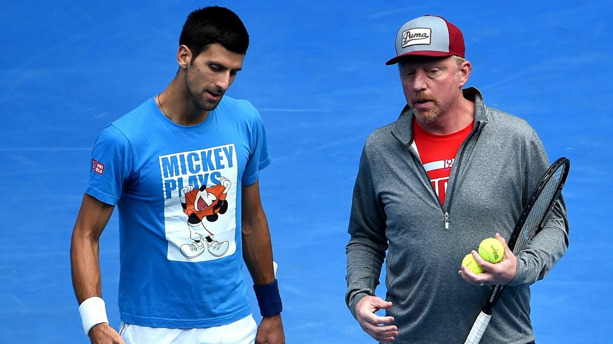 Boris Becker: Djoković zaczął mniej pracować