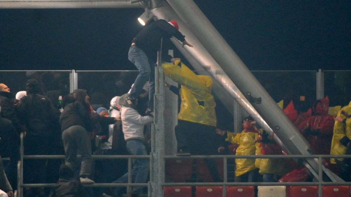 Starcia na trybunach Pepsi Arena (Legia Warszawa - Jagiellonia Białystok)