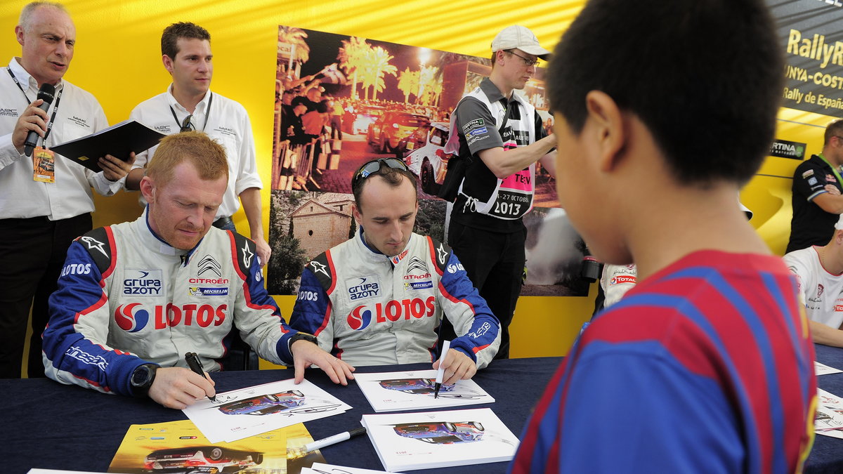 Maciej Baran (z lewej) i Robert Kubica