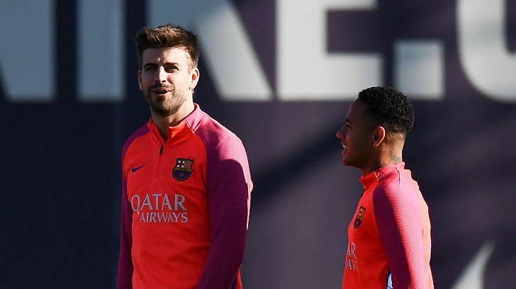 Gerard Pique i Neymar