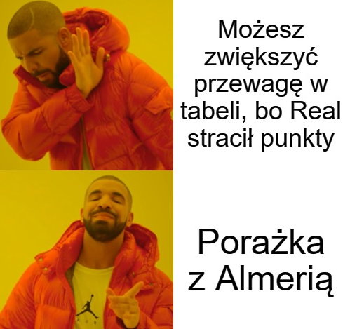 Sensacja! FC Barcelona przegrała z Almerią. Memy po meczu