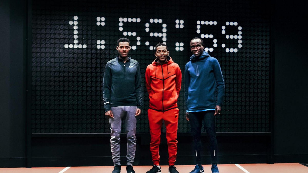 Breaking2, Nike, Eliud Kipchoge, Lelisa Desisa, Zersenay Tadese