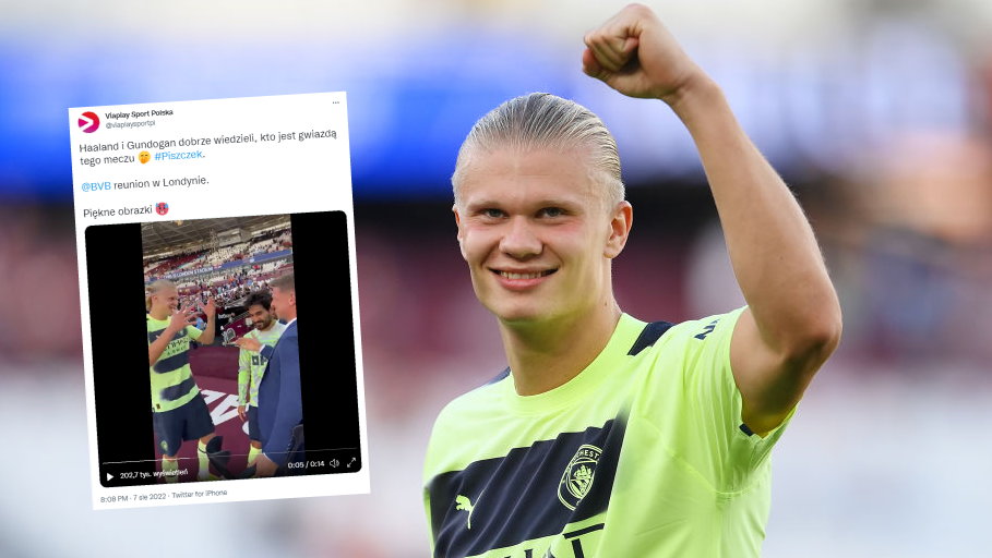 Erling Haaland przywitał Łukasza Piszczka