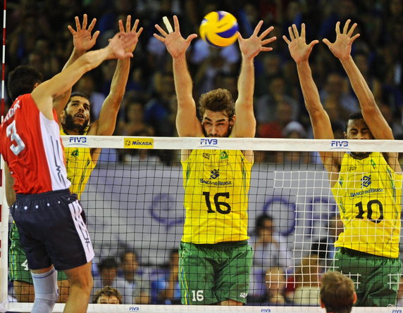 ITALY VOLLEYBALL (Volleyball World League match USA vs Brazil in Florence)