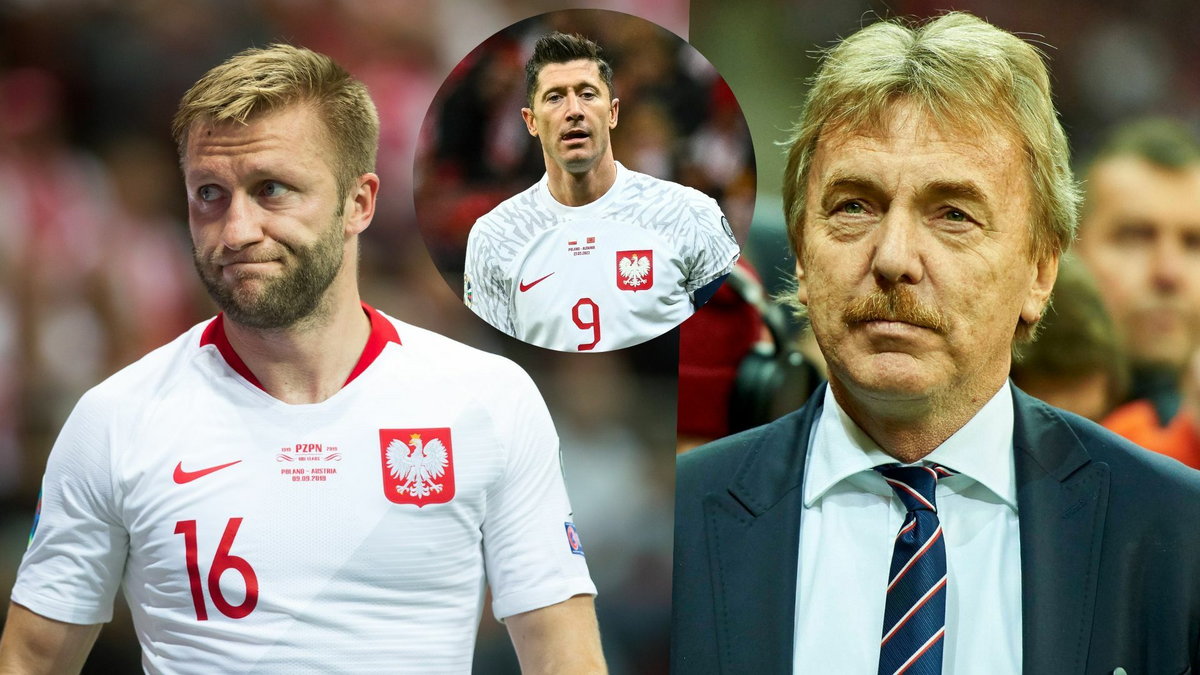 Od lewej: Jakub Błaszczykowski, Robert Lewandowski i Zbigniew Boniek