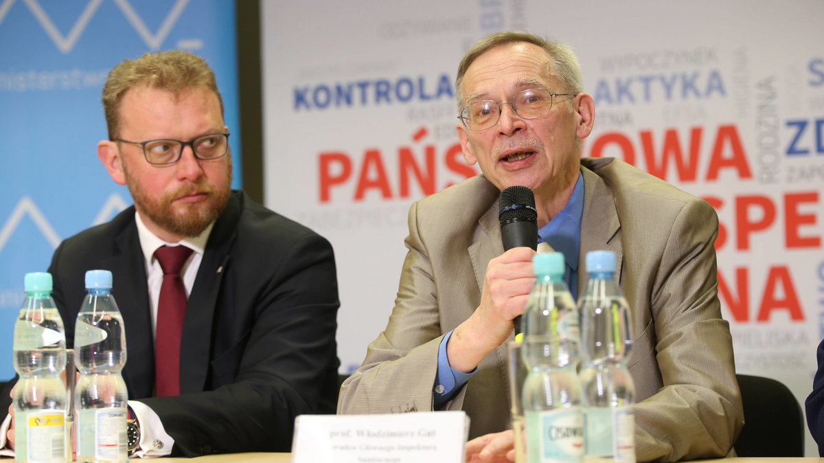 Minister Łukasz Szumowski i prof. Włodzimierz Gut