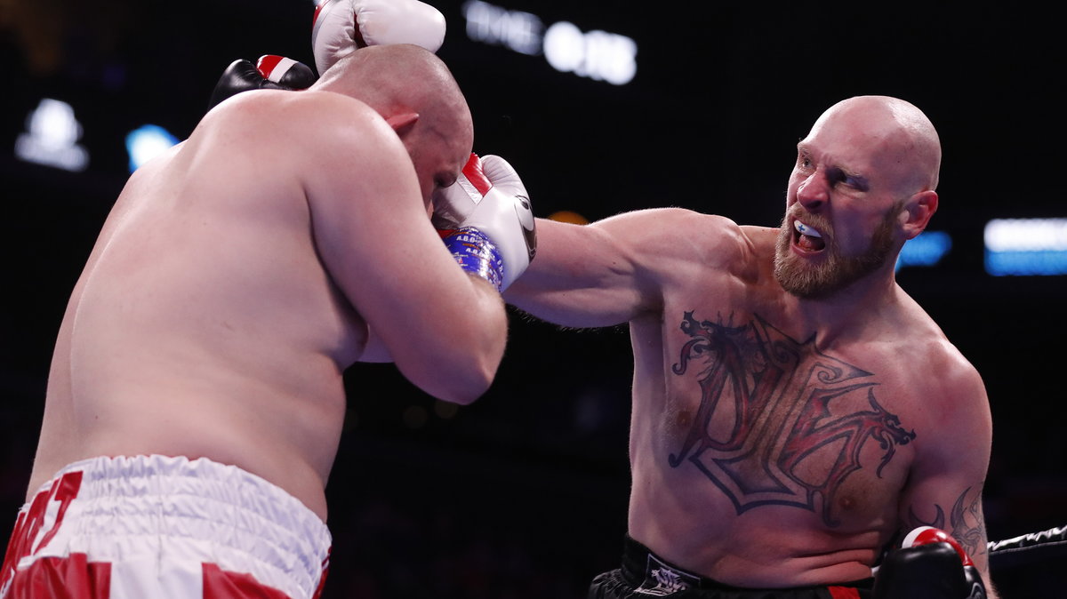 Adam Kownacki - Robert Helenius. Helenius podgrzewa atmosferę przed walką.  Boks - Przegląd Sportowy