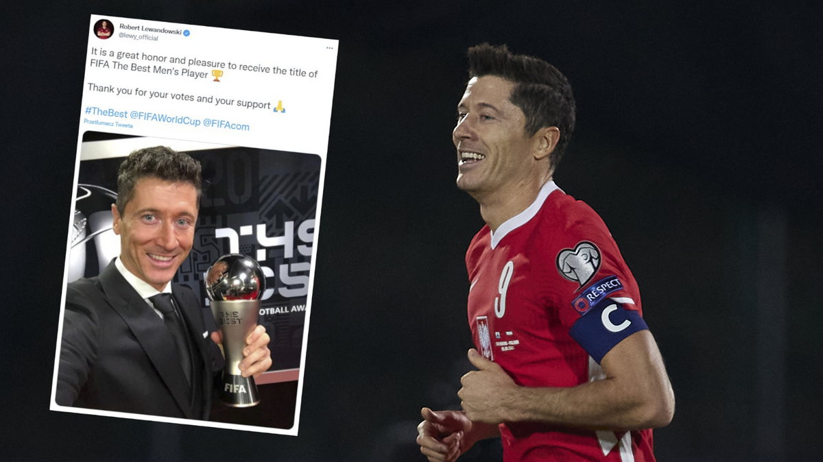 Robert Lewandowski. Tweet pochodzi z oficjalnego konta piłkarza