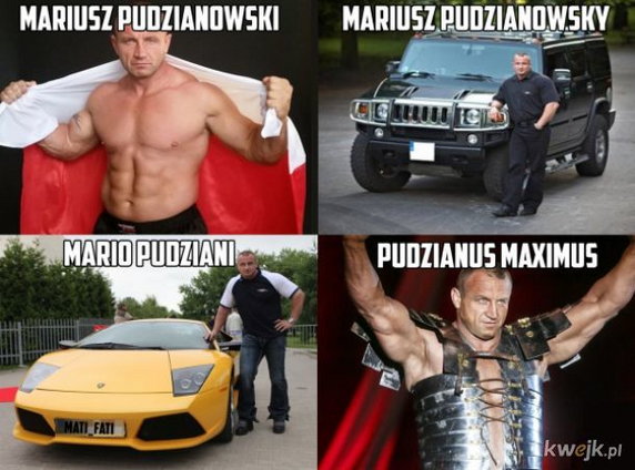 Mariusz Pudzianowski bohaterem memów