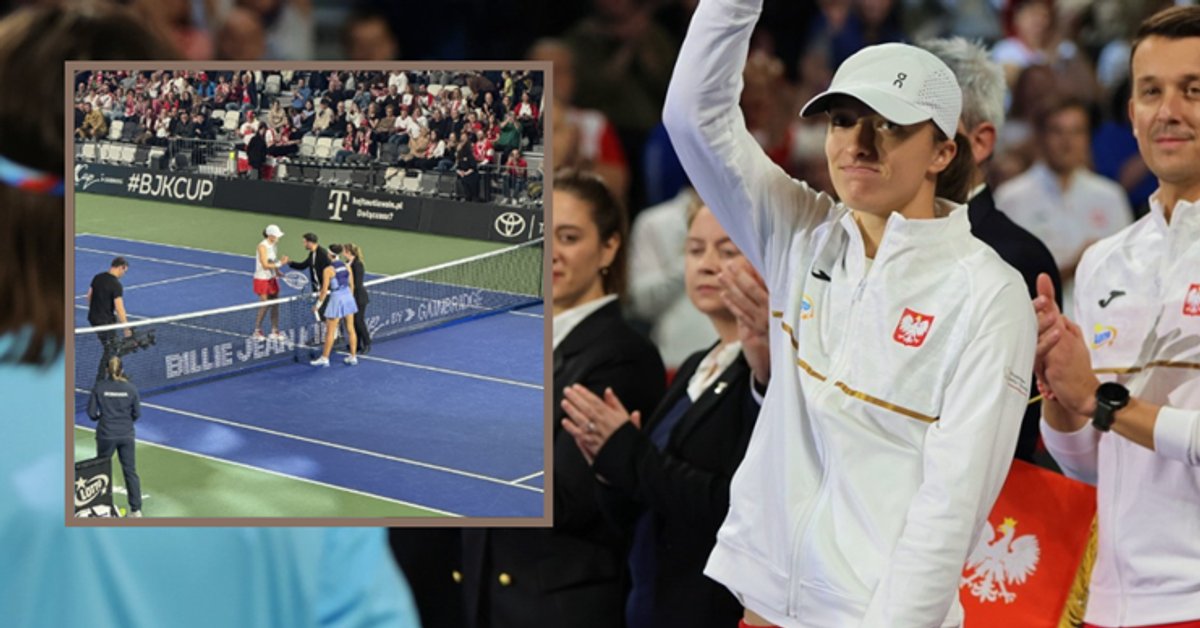 Oto kto pojawił się na korcie przed meczem Igi Świątek. Kibice oszaleli!