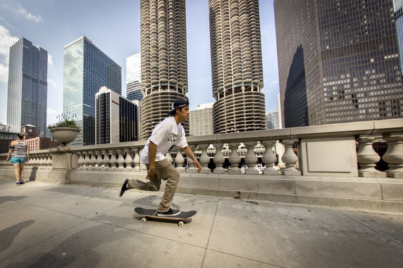 Skateboarding