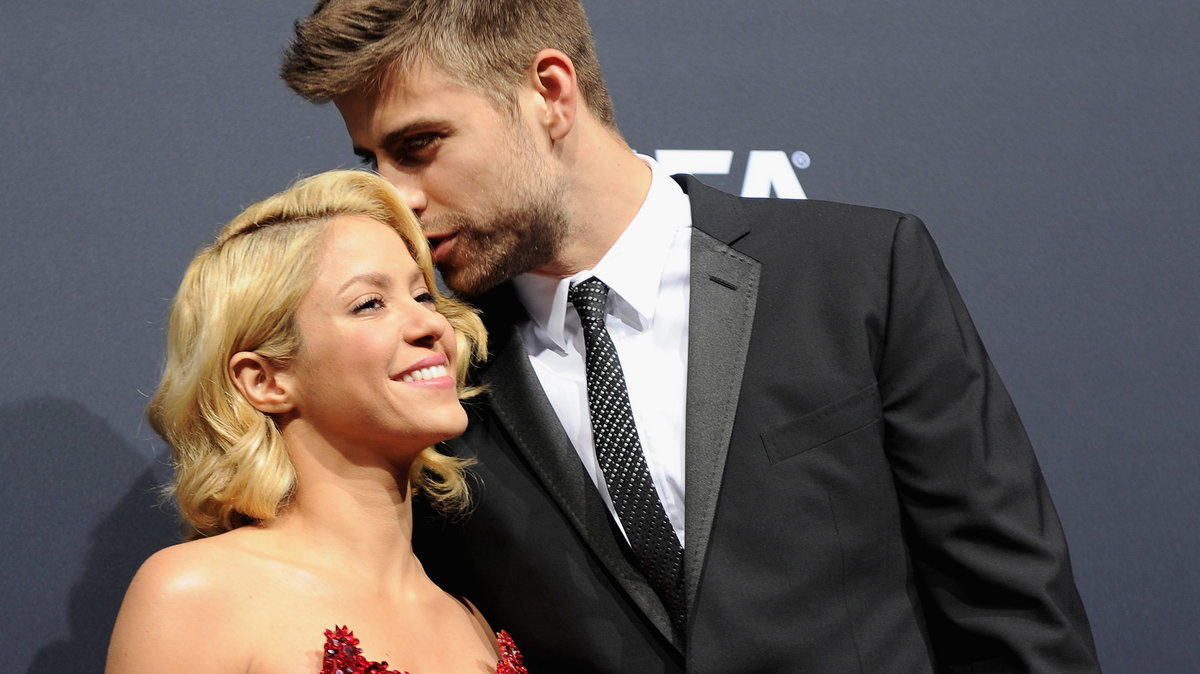 Shakira i Gerard Pique na gali Złotej Piłki w 2012 r.