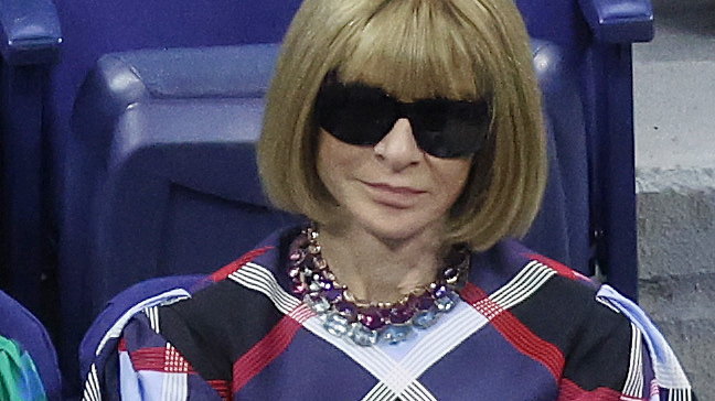 Szefowa amerykańskiego Vogue'a Anna Wintour na finale US Open