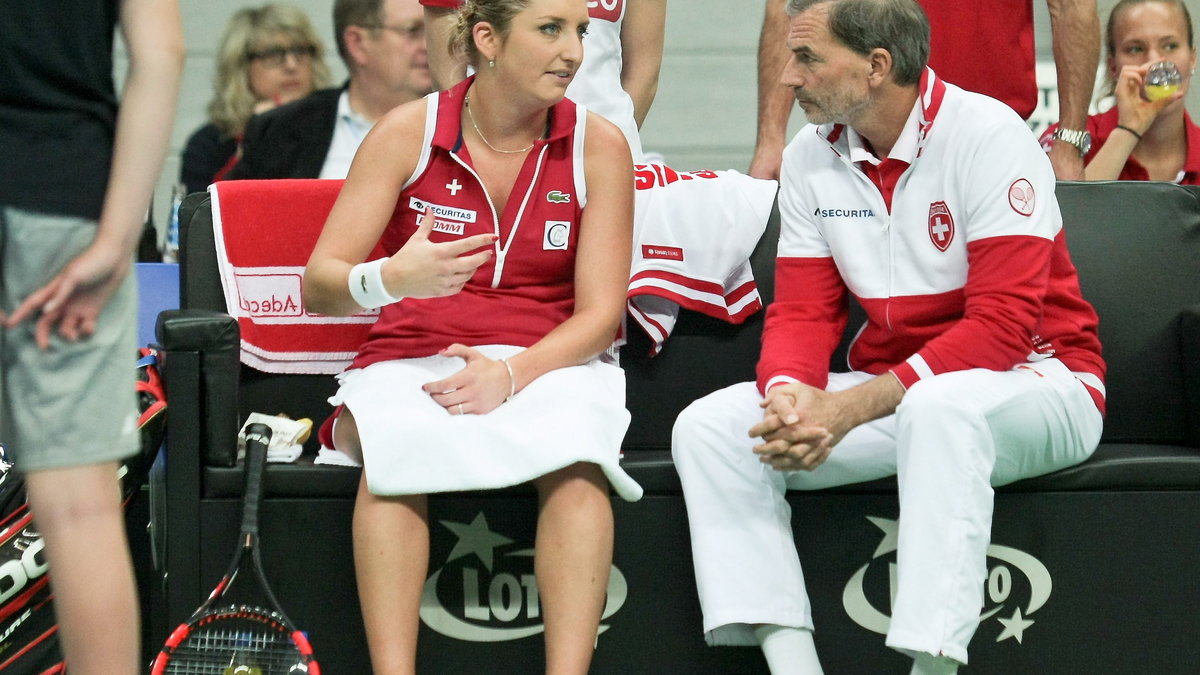 Timea Bacsinszky i Heinz Guenthardt