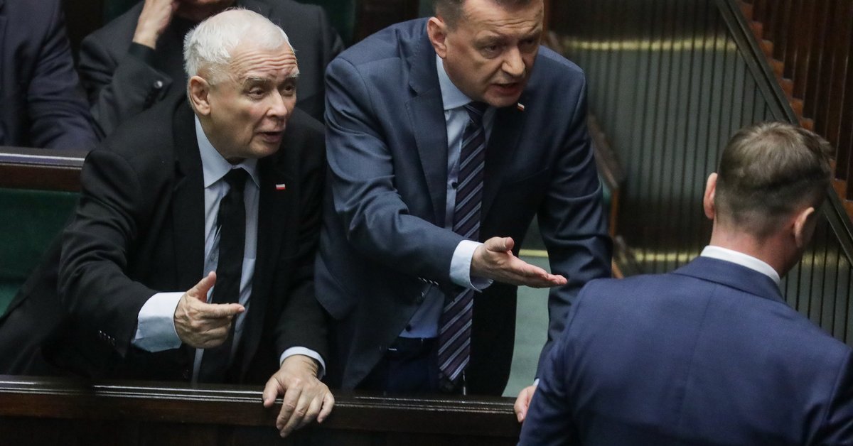 Był zażenowany zachowaniem. "Zalecam spokój, panie Kaczyński"
