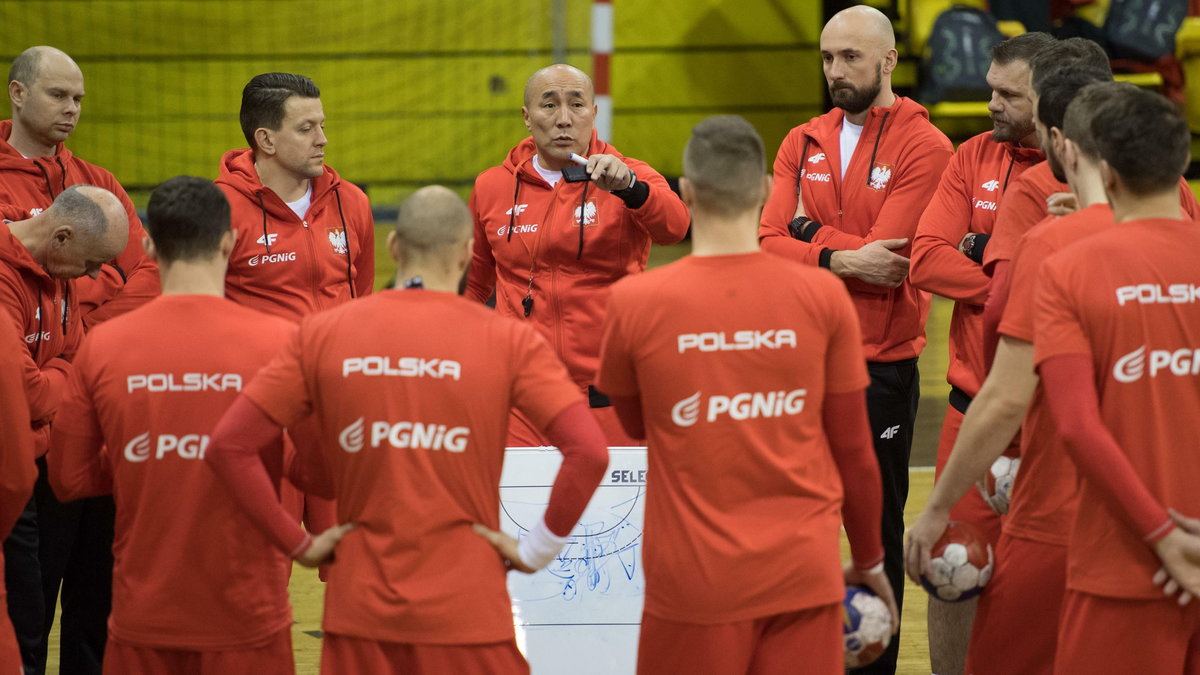 Trening reprezentacji Polski w piłce ręcznej