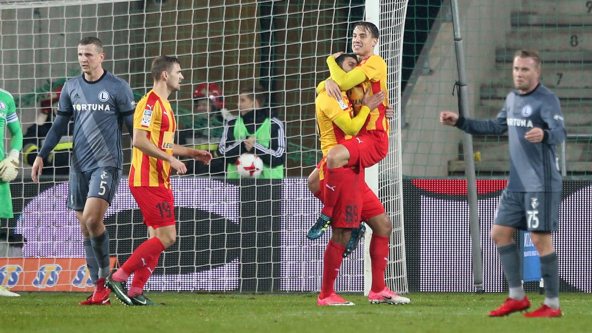 Pilka nozna. Ekstraklasa. Korona Kielce - Legia Warszawa. 25.11.2017