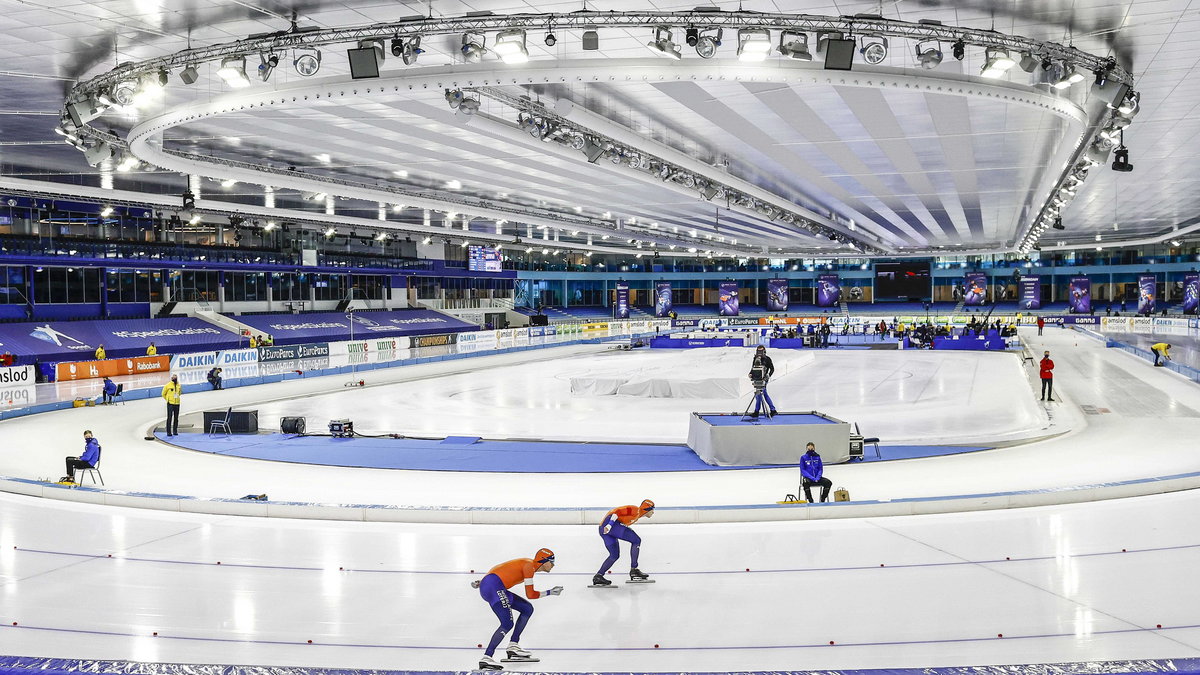 Hala Thialf bez kibiców podczas tegorocznych ME