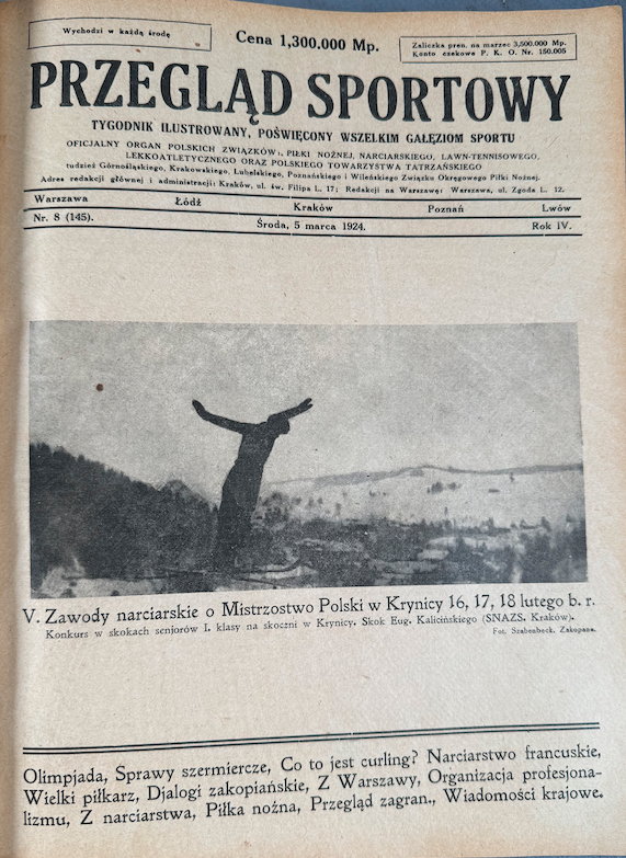 Okładka "PS" z 5 marca 1924 r.