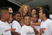 epa07138055 - COLOMBIA SCHOOLS SHAKIRA (Shakira at inauguration of new school in El Bosque)