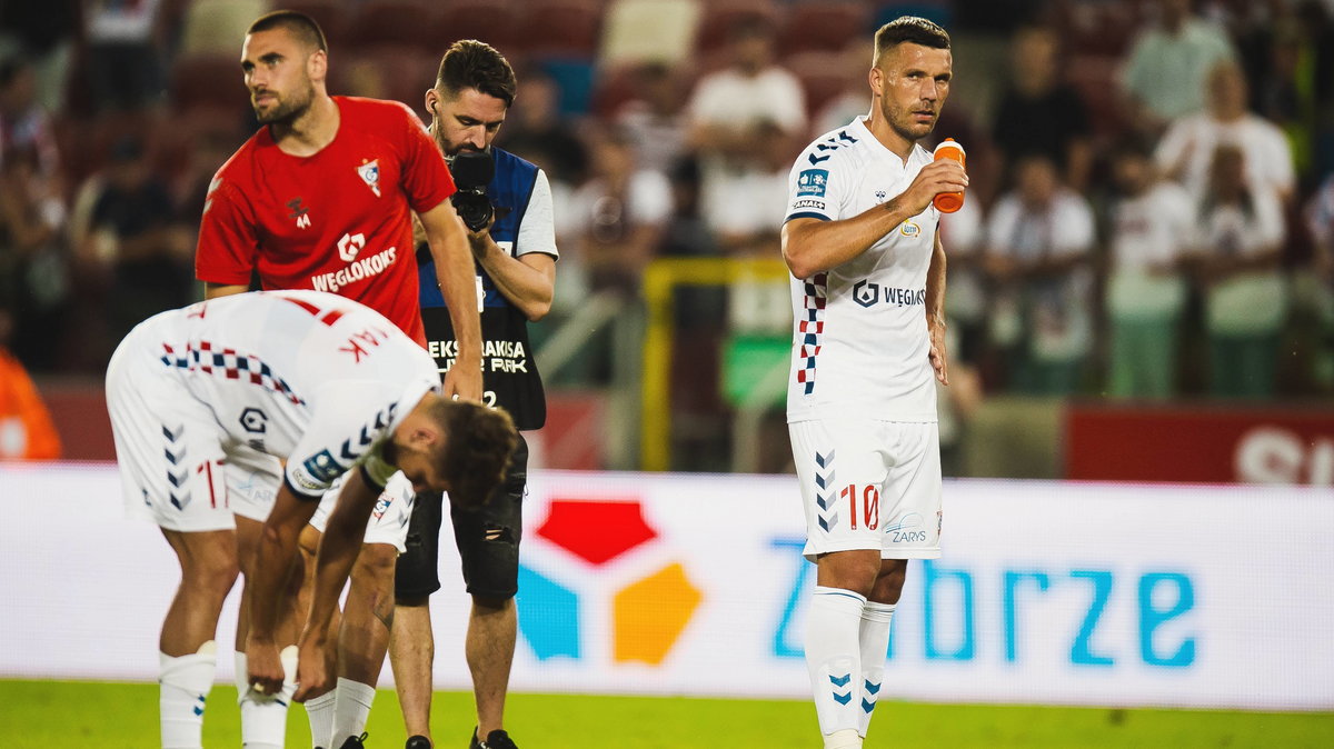 Lukas Podolski w barwach Górnika Zabrze