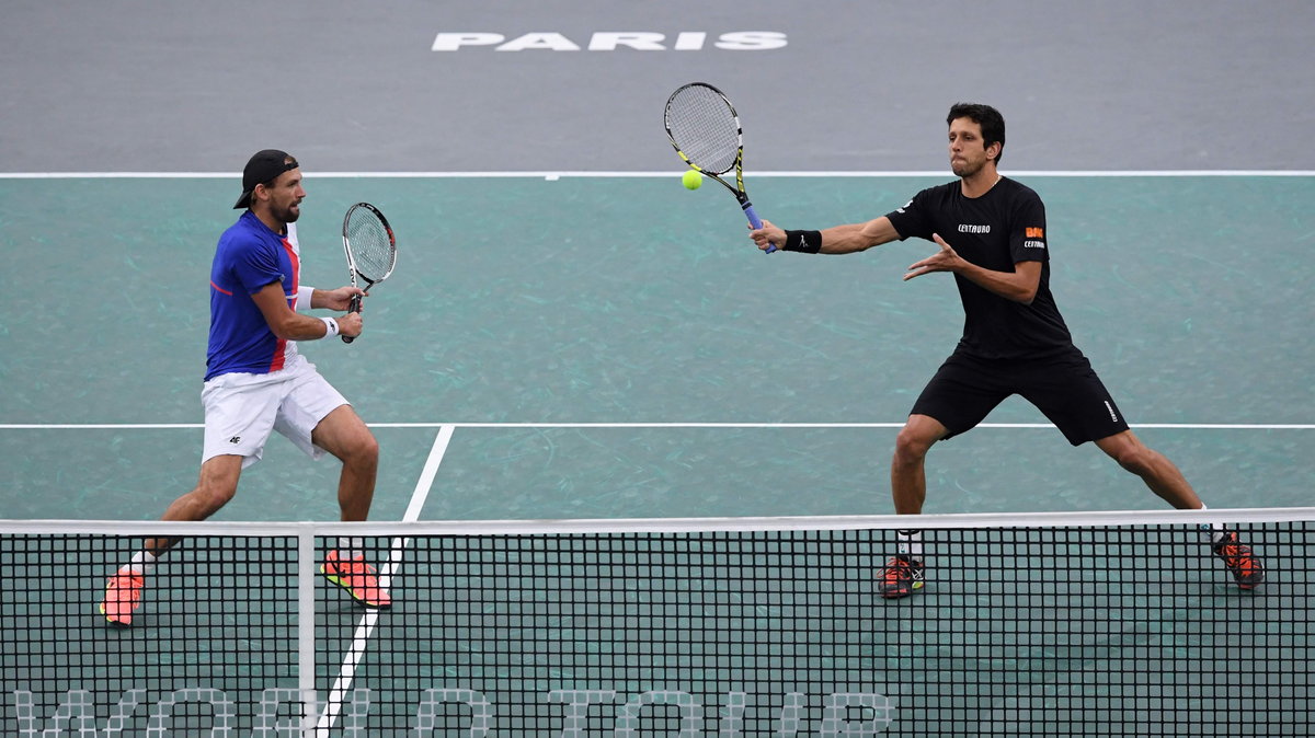 Łukasz Kubot (L) i Marcelo Melo