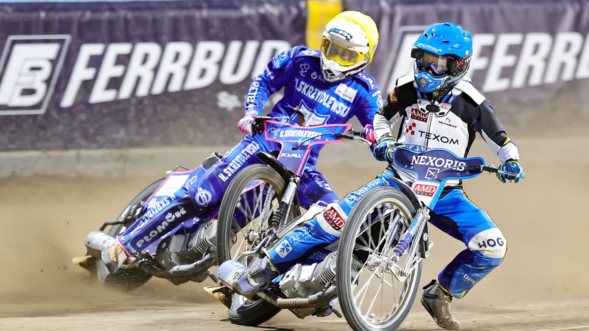 Nicki Pedersen podczas meczu Stal - Orzeł