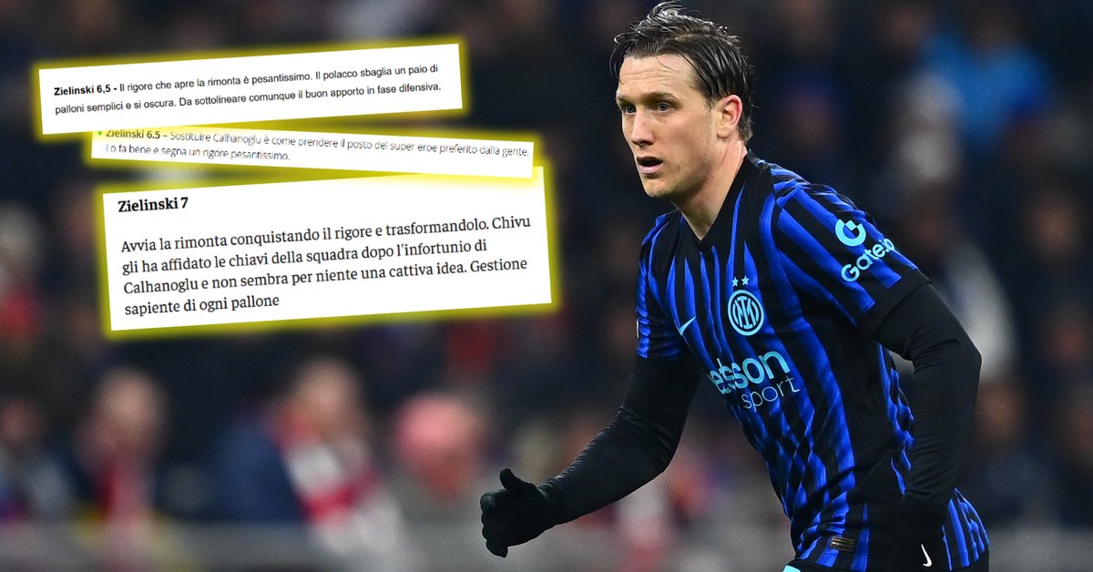 Tak Włosi ocenili Piotra Zielińskiego po tym, co zrobił w meczu Interu