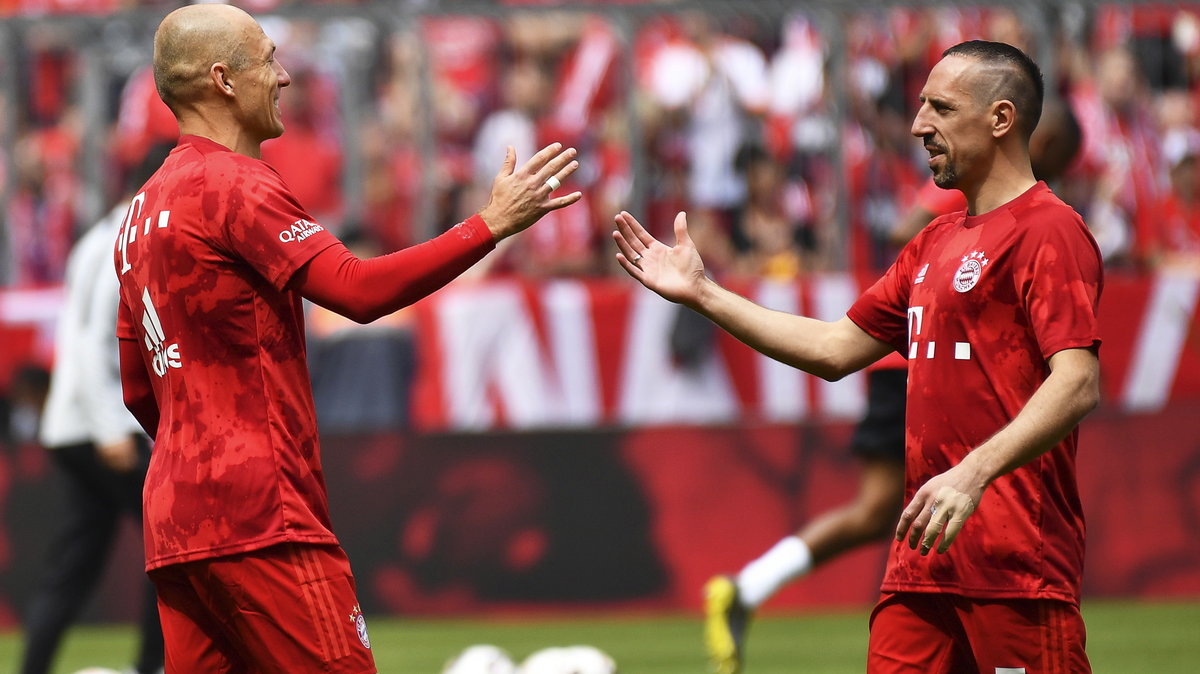 Arjen Robben i Franck Ribery 