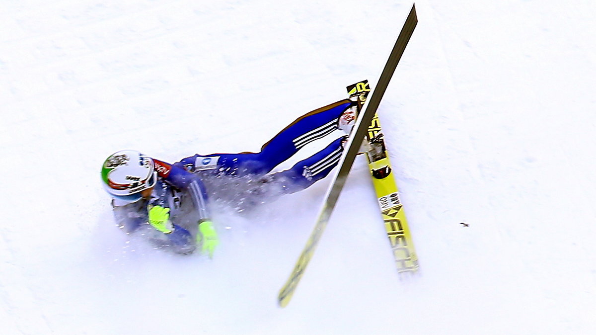 Upadek Johanna Andre Forfanga na Kulm