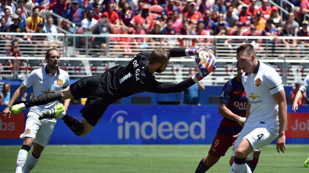 David De Gea gra w przedsezonowych sparingach Manchesteru United, fot. Josh Edelson / AFP Photo