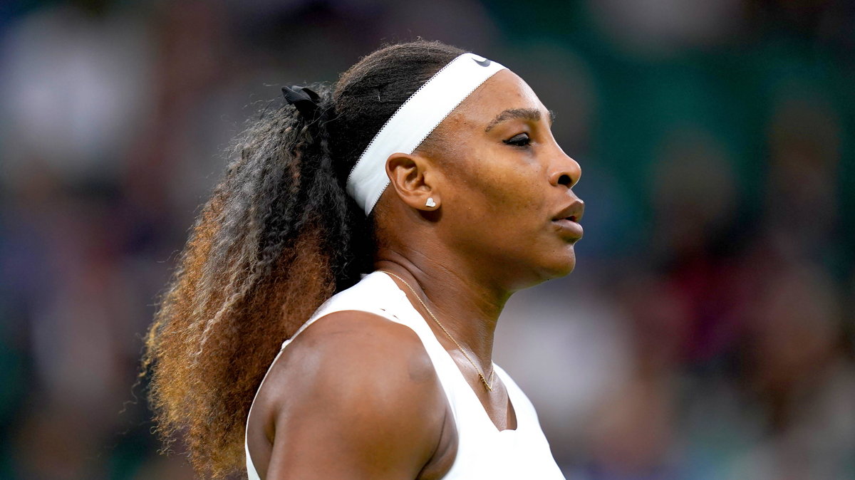 Serena Williams podczas ostatniego swojego startu (czerwiec 2021)