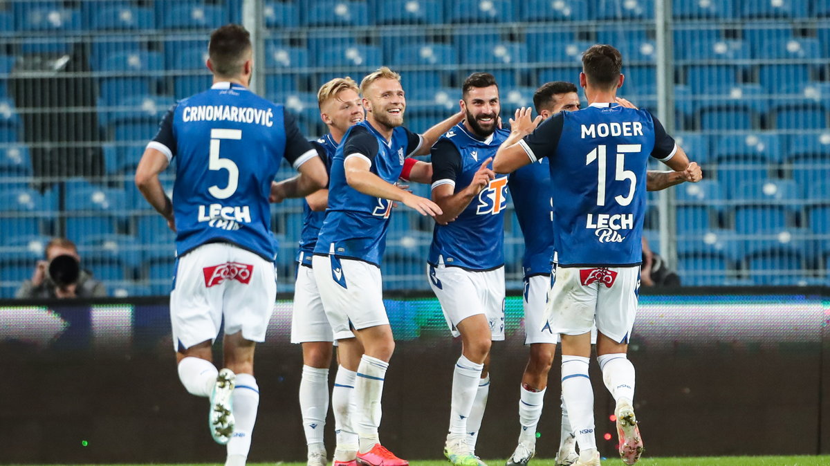 27.08.2020 LECH POZNAN - FK VALMIERA ELIMINACJE UEFA LIGA EUROPA PILKA NOZNA