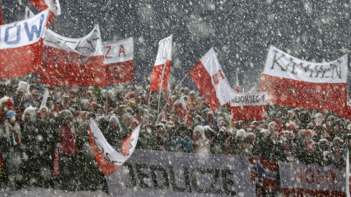 Polscy kibice podczas PŚ w Zakopanem