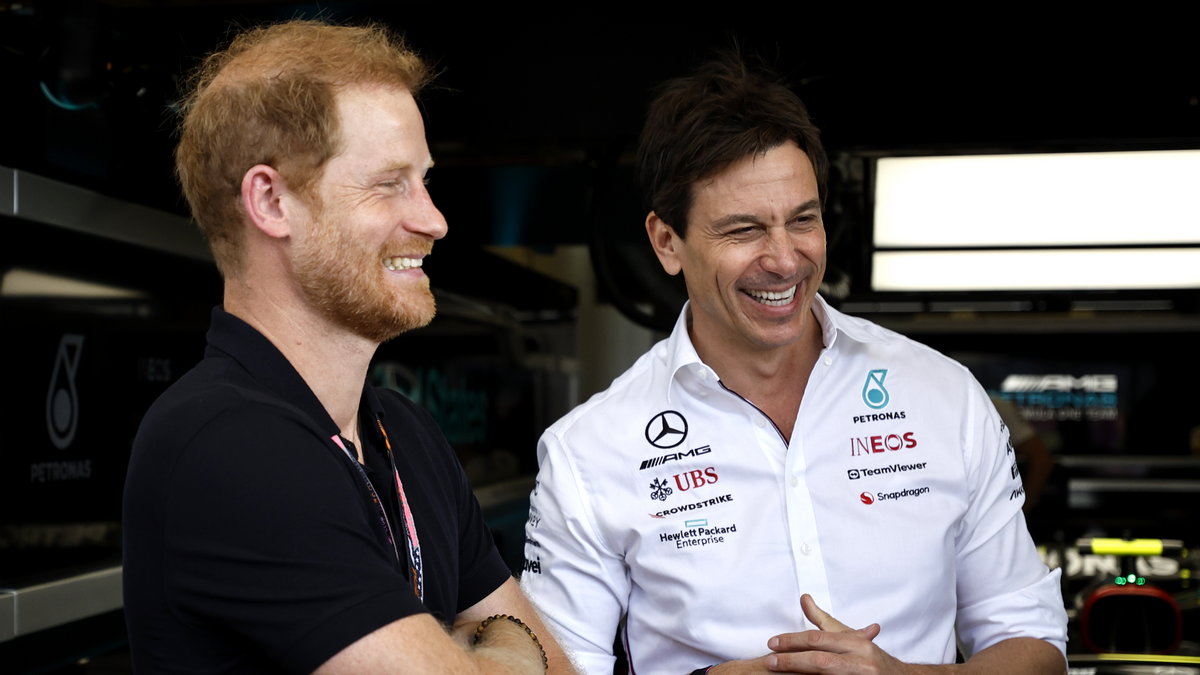 Książe Harry i Toto Wolff