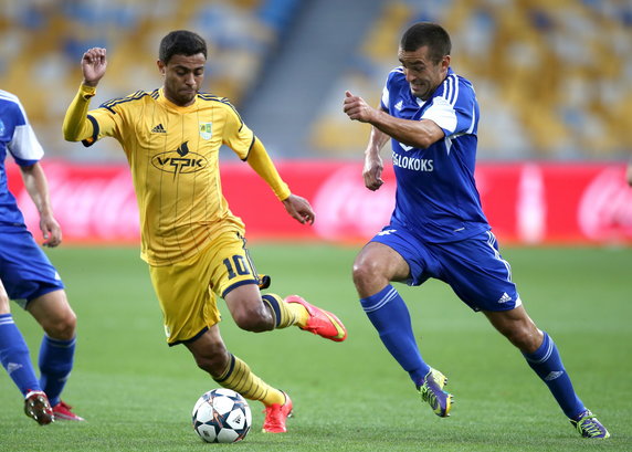 UKRAINE SOCCER UEFA EUROPA LEAGUE PLAY OFF (FC Metalist Kharkiv vs Ruch Chorzow)