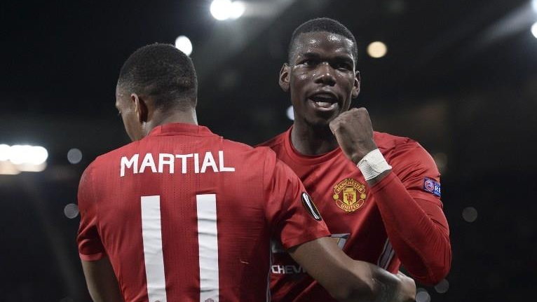 Paul Pogba Anthony Martial