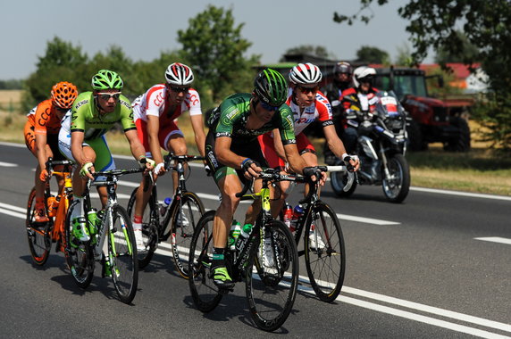 KOLARSTWO TOUR DE POLOGNE (kolarze na trasie)