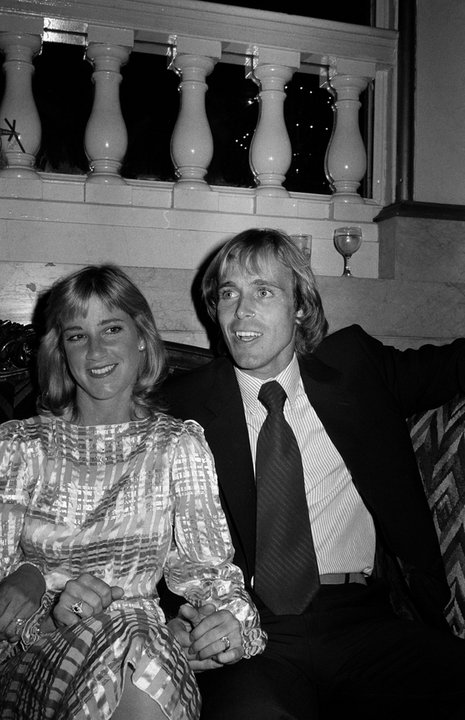 Chris Evert i John Lloyd w 1981 roku