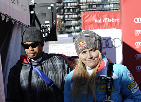 Tiger Woods i Lindsey Vonn