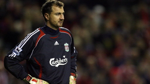 Jerzy Dudek w barwach Liverpool FC