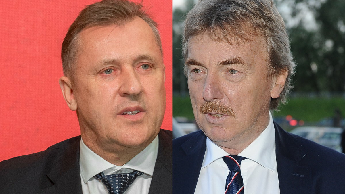 Cezary Kulesza i Zbigniew Boniek