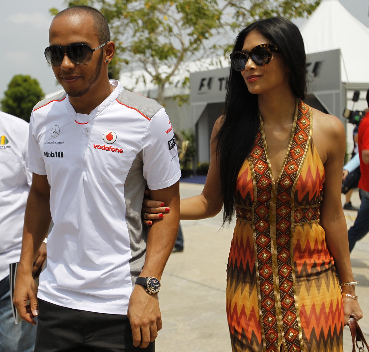 Nicole Scherzinger i Lewis Hamilton