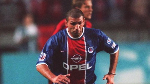 Bruno Rodriguez w barwach PSG w 1999 r.