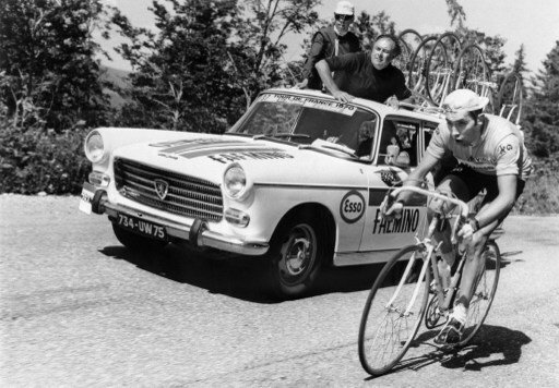 Eddy Merckx na trasie TdF w 1970 roku