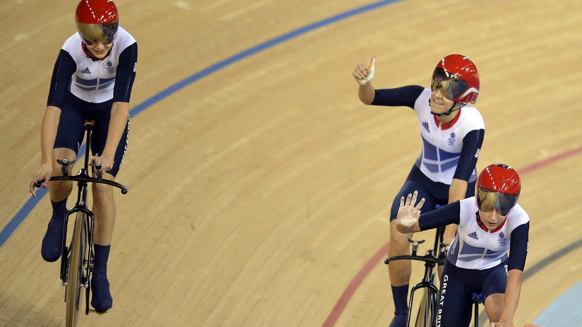 Dani King, Laura Trott i Joanna Rowsell z Wielkiej Brytanii