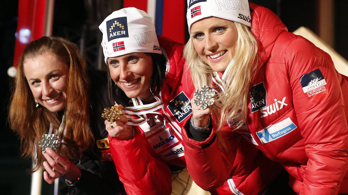 Justyna Kowalczyk, Marit Bjoergen, Therese Johaug