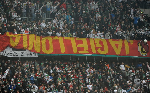 Starcia na trybunach Pepsi Arena (Legia Warszawa - Jagiellonia Białystok)