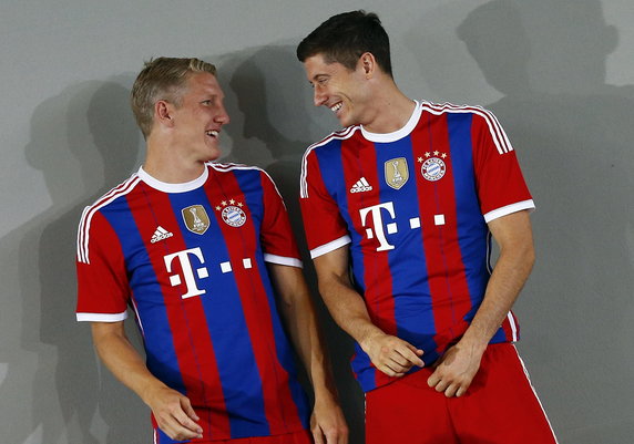 Robert Lewandowski i Bastian Schweinsteiger 