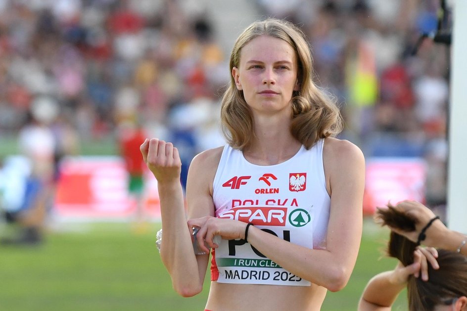 Maria Żodzik durante o DME em Madri 2025